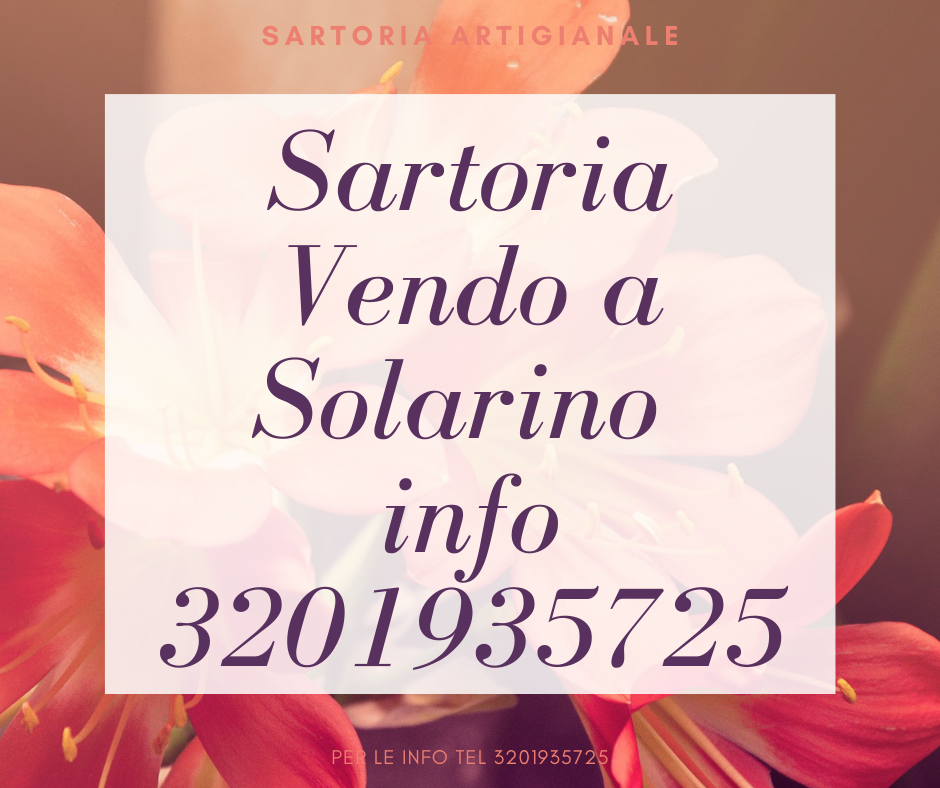 4799126 SARTORIA  ARTIGIANALE